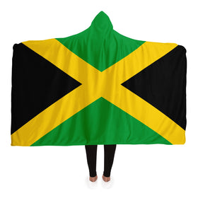 Hooded Blanket - Jamaican Flag